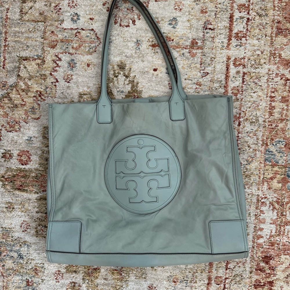 Tory Burch Blue Tote Bag
